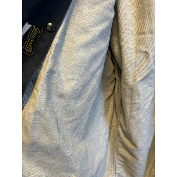 50's Vintage Janesville Fireman Coat Hornbuckle Jacket Black Fire Coat - Picture 14 of 16